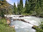 Киргизия: Река Кара-Коль Киргизия: Река Кара-Коль