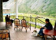 отель Chatcal Mountains: Терраса отель Chatcal Mountains: Терраса