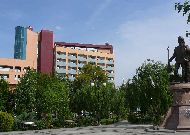 отель Grand Turkmen: Фасад отеля отель Grand Turkmen: Фасад отеля