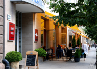 отель Hotel Neringa: Летнее кафе отель Hotel Neringa: Летнее кафе