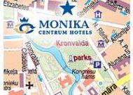 гостиница Monika: Карта гостиница Monika: Карта