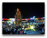 Молдавия: Новогодняя площадь Народного собрания