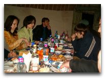 юртовый лагерь Aydar yurt camp: Ужин