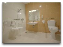 отель Egle+: Ванная комната адаптирована для людей с ограниченными возможностями