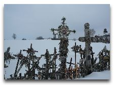  Литва: общая информация, фото: Гора крестов зимой