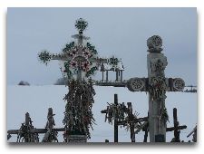  Литва: общая информация, фото: Гора крестов зимой