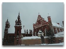  Литва: общая информация, фото: Костел святой Анны зимой