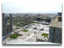  Узбекистан: общая информация, фото: Площадь Ригистан Самарканде