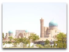  Узбекистан: общая информация, фото: Панорама Минарета Калян