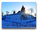 Остров Сааремаа: Замок зимой
